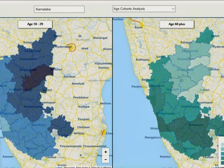 Age demographics, geo-spatial distribution and marketing