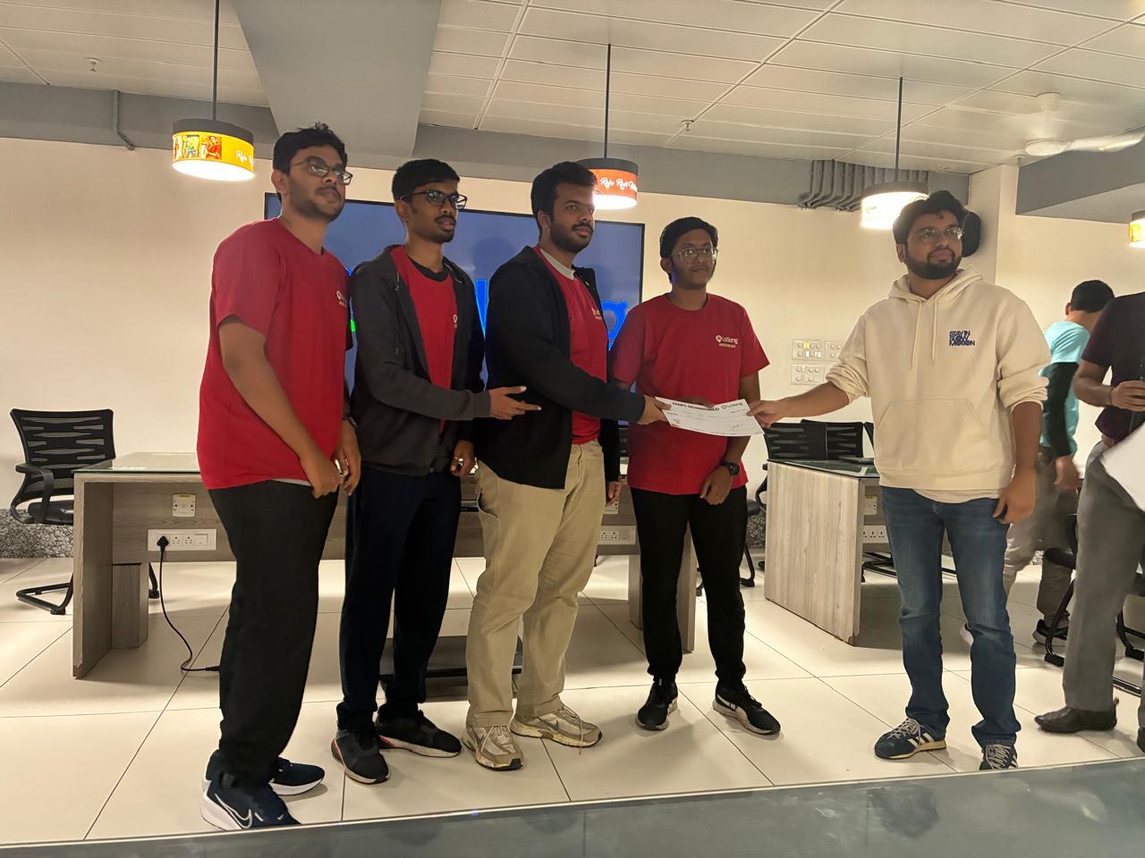 Hackathon winners — six-seven